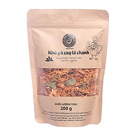Khô Gà Cay Lá Chanh Chà Bông Việt 200G
