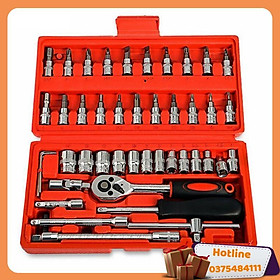 Mua Bộ Dụng Cụ Mở Bu Lông Ốc Vít - Bộ Dụng Cụ Sửa Chữa Đa Năng 46 Chi Tiết - Hàng Loại 1