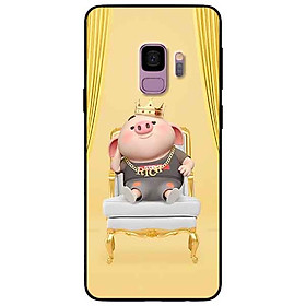 Ốp lưng in cho Samsung S9 Mẫu Heo Vua