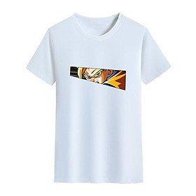 Mới Áo Thun Tay Ngắn Cổ Tròn In Hình Son Goku Dragon Ball Anime Thời Trang Unisex