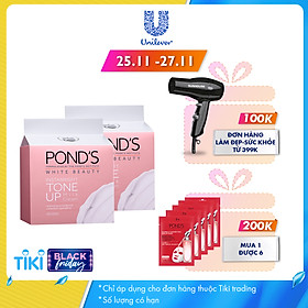 Combo 2 Kem Sữa Dưỡng Trắng Nâng Tông Pond'S White Beauty 50g