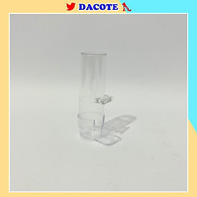 Cóng uống nước cho chim khuyên chất liệu nhựa mica giá rẻ 50ml