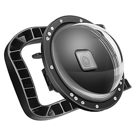 Diving Dome Port Waterproof Case Housing Black for Hero9/10 Action Camera