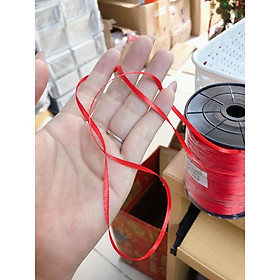 Mua Ruy băng đỏ 500m cột bánh bao túi tiền thần tài   trang trí cố định nắp hộp