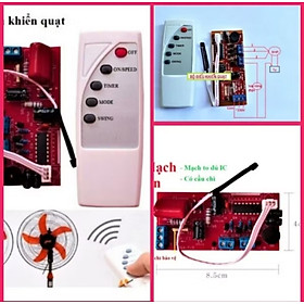 Mua 1 BỘ MẠCH ĐIỀU KHIỂN QUẠT TỪ XA THÔNG MINH CHO MỌI NHÀ