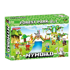 Bộ đồ chơi ghép hình Game My 478 PCS My World LXA304
