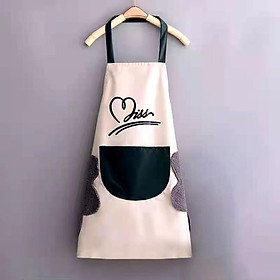 Mua Tạp dề Cooking cao cấp vải Oxford chống thấm nước  chống bám bẩn  thời trang  có ngăn đựng môi muỗng phía trước