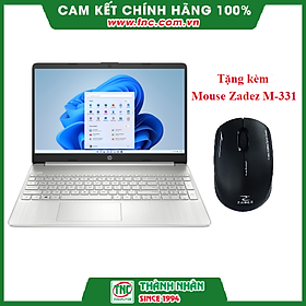 Mua Laptop HP 15s-fq5081TU 6K7A1PA (Bạc) (Tặng kèm chuột Zadez M-331) - Hàng chính hãng