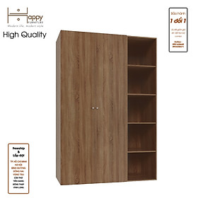 Mua  Happy Home Furniture  SCANDINA  Tủ quần áo 2 cánh mở kết hợp kệ   150cm x 55cm x 220cm ( DxRxC)  TCM_098