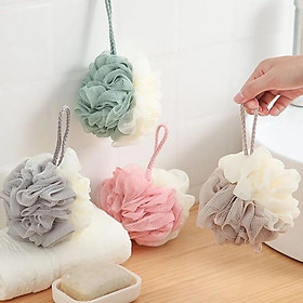 Mua Bông tắm tạo bọt hình hoa nhiều màu sắc tẩy tế bào chết tiện dụng K9