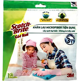 Mua Quà tặng không bán  Khăn lau đa năng Scotch Brite Microfiber gói 1 khăn