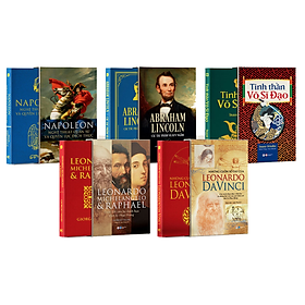 Hình ảnh sách Combo: Bộ Sách Sang Trọng Deluxe Books: Abraham Lincoln - Các Tác Phẩm Và Suy Ngẫm+ Tinh Thần Võ Sĩ Đạo+ Leonardo Michelangelo Và Raphael- Cuộc Đời Ba Danh Họa Thời Kì Phục Hưng+ Napoleon - Nghệ Thuật Quân Sự Và Quyền Lực Đích Thực+ Những Cuốn Sổ Tay Của 