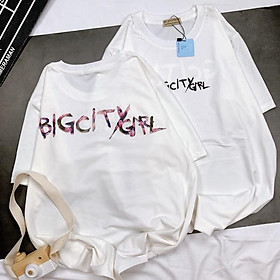Áo Thun Tay Ngắn UNISEX BIGCITY GIRL - Hình chụp thật