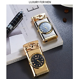 Mua Hộp Quẹt Đồng Hồ  Bật Lửa Đồng Hồ tích hợp độc lạ sang trọng  Mạ Vàng 2 in 1