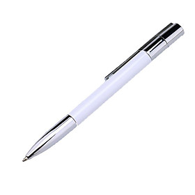 2in1 USB 2.0 Flash Drive & Ballpoint Pen  Memory Stick White