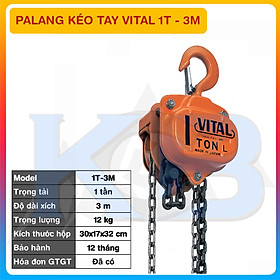 Mua Palang xích kéo tay VITAL 1 TẤN- 3 MÉT