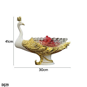 Mua Đĩa quả pha lê hình Chim Công DQ29