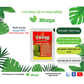 Thuốc trừ sâu Lộc Trời Angun 5WG 10gr Sâu - Nhện - Bọ trĩ
