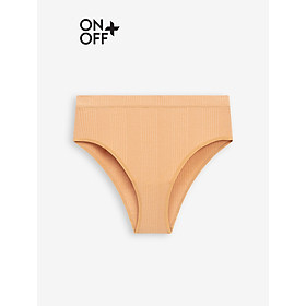 Quần lót nữ ONOFF dáng brief Modal rib cao cấp mềm mại 16UJ23A004 - Da Nhạt - L