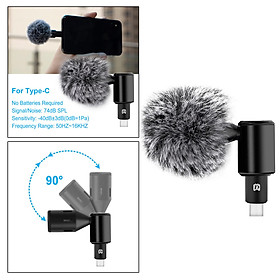 Condenser Microphone Phone Mic Plug And Play for  Black