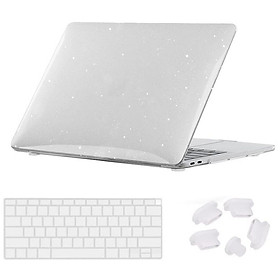 Ốp Lưng Cứng Họa Tiết Kim Tuyến Cho MacBook Air Pro 13.3 14 15 16 inch - Rõ ràng