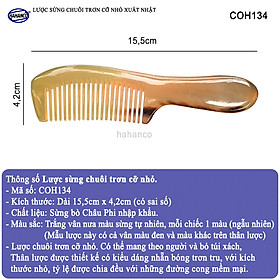Lược sừng chuôi trơn cao cấp xuất Nhật mẫu 2020 ️ đơn 