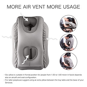 Gối ngủ Bơm Hơi du lịch văn phòng đa năng Air Pillow SGS Travel