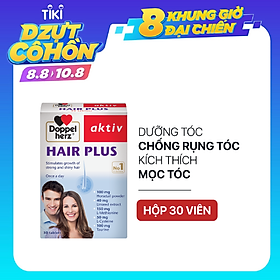 Viên uống chống rụng tóc và kích thích mọc tóc Doppelherz Aktiv Hair Plus (Hộp 30 viên)