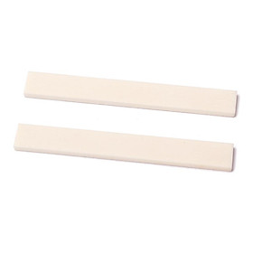 2PCS Unfinished Blank  Saddle 100*10*3mm for Guitar Bass