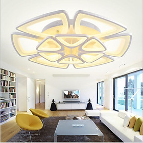 Đèn trần RUBY kiểu dáng sang trọng trang trí nhà cửa, quán cafe - kèm bóng LED chuyên dụng và điều khiển từ xa