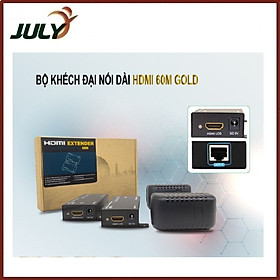 Mua HD Extender 60M Gold (Nối dài HDMI bằng dây LAN 60m Gold ) - JL - HÀNG CHÍNH HÃNG