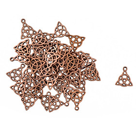 Hot 50 Pcs Triangle Celtic Knot DIY Making Charms Pendant Accessories