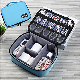 Mua Túi phụ kiện công nghệ đa năng chuyên dụng 1 ngăn  2 ngăn đựng dây cáp  pin sạc dự phòng có quai xách cầm tay tiện lợi - Hàng chính hãng Like Tech