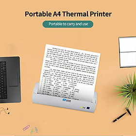 Máy In Nhiệt Di Động A4 Bt Tích Hợp Sẵn Giấy Pin Đầu Cắm Eu