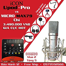Mua Icon Upod Pro + Micro Max 79 + Tặng Kèm 5 Phụ Kiện