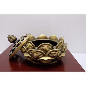 Mua Lư Trầm Sen bằng đồng - Đỉnh xông trầm