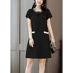 Đầm Cho Người Mập T7 - Đen