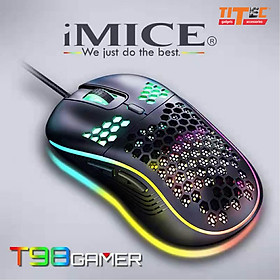 Mua Chuột chơi game IMICE T98 kết nối USB dây dù 1m độ phân giải 1200/1600/2400/3600/7200DPI - hàng chính hãng