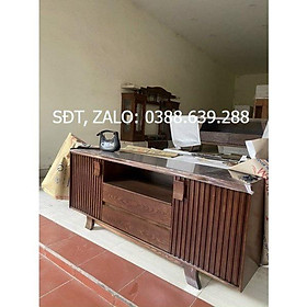 Mua Kệ TiVi gỗ sồi hai màu óc chó và xoan đào.