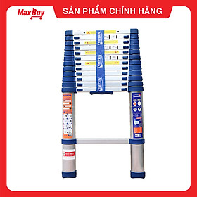 Thang Nhôm Rút Thông Minh Nikawa NK-38 - 13 Bậc - 3.8 Mét - Màu Xanh