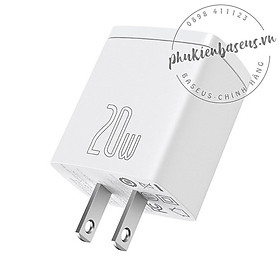 Mua Cóc sạc nhanh siêu nhỏ gọn Baseus Compact Quick Charger 20W - Hàng chính hãng