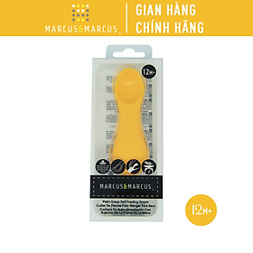 Thìa tập ăn silicon cho bé Palm Grasp Marcus & Marcus, từ 12 tháng