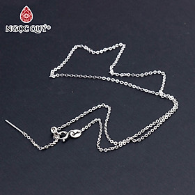 Dây chuyền bạc dạng móc xích 40cm - Ngọc Quý Gemstones