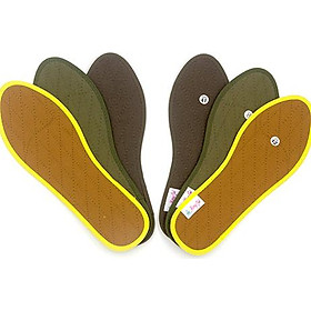 Combo 3 đôi lót giày Hương Quế (CI-1, CI-04, CI-14) khử mùi hôi chân - phòng cảm cúm - hút ẩm êm chân - tốt cho sức khỏe