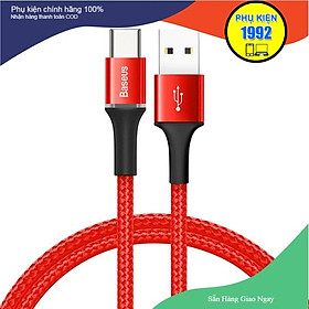 Mua Cáp sạc nhanh Baseus và truyền dữ liệu - Cafule Type C 1m (Sạc nhanh Quick charge 3.0) hàng chính hãng