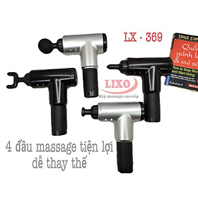 Máy massage cầm tay - LX 369 - Hỗ trợ giảm đau mỏi vai gáy, chân tay, căng cơ tại nhà