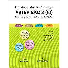 Hình ảnh sách Tài Liệu Luyện Thi Tổng Hợp VSTEP Bậc 3 (B1) (Quét Mã Qr Hoặc Vào Trang Web Để Nghe File Mp3)