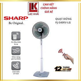 Mua Quạt Đứng Sharp 3 cánh PJ-S40RV-LG 50W - Hàng chính hãng - xuất xử Malaysia - Bảo hành 12 tháng