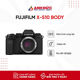 Mua Máy Ảnh Fujifilm X-S10 Body - Hàng Chính Hãng