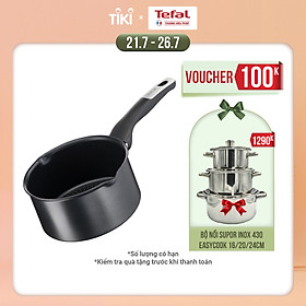 Nồi cán dài/ quánh Tefal Unlimited G2552802 16cm - Chống dính, báo nhiệt thông minh - Hàng chính hãng
